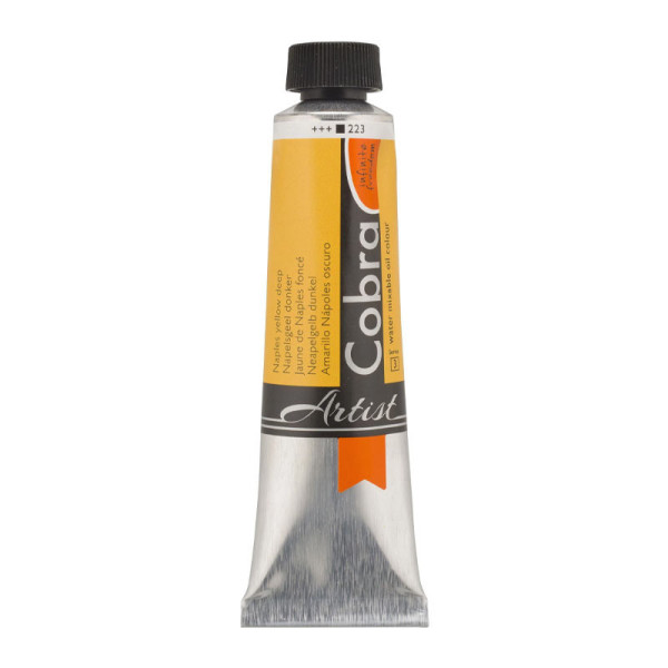photo-Peinture à l'huile - Cobra - Artist - Jaune de Naples Foncé - 223 - Tube de 40ml