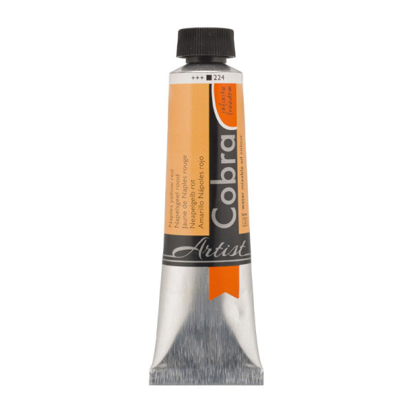 photo-Peinture à l'huile - Cobra - Artist - Jaune de Naples Rouge - 224 - Tube de 40ml