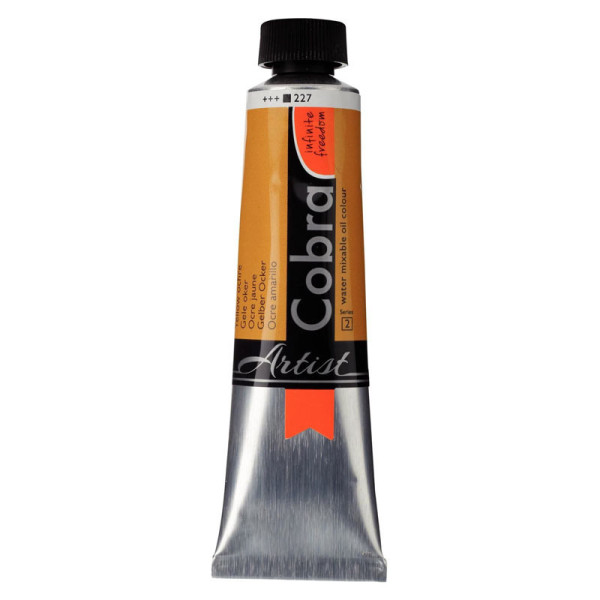 photo-Peinture à l'huile - Cobra - Artist - Ocre Jaune - 227 - Tube de 40ml