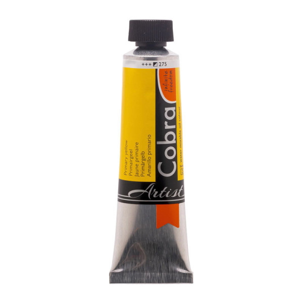 photo-Peinture à l'huile - Cobra - Artist - Jaune Primaire - 275 - Tube de 40ml