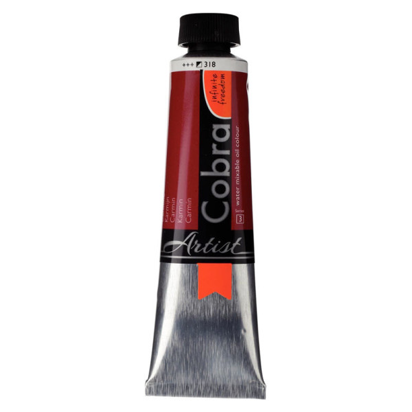 photo-Peinture à l'huile - Cobra - Artist - Carmin - 318 - Tube de 40ml