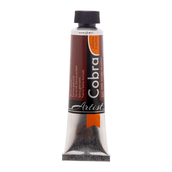 photo-Peinture à l'huile - Cobra - Artist - Terre de Sienne Brûlée - 411 - Tube de 40ml
