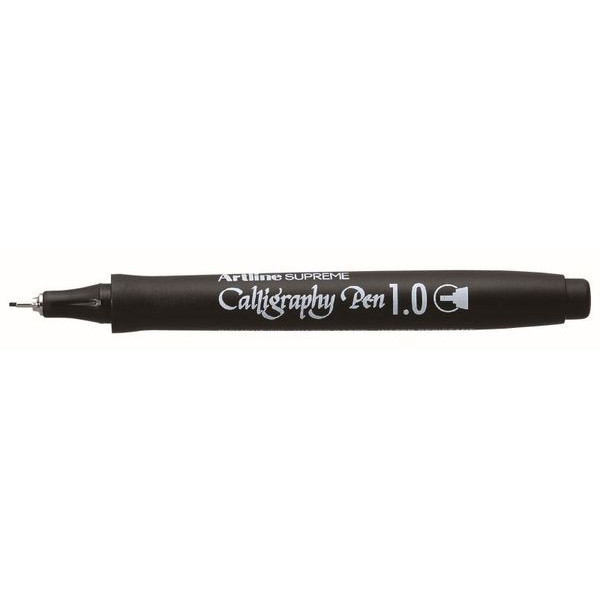 Feutre - Noir - Calligraphie - Pointe fine de 1mm - Artline - Calligraphy Pen