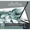 photo-Crayons - Fusains - Estompe - Dessin - Esquisse - Cretacolor - Black Box - 20 pièces