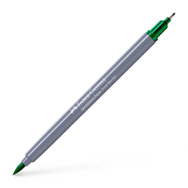 photo-Feutre de coloriage - Faber-Castell - Goldfaber Aqua - Vert émeraude - 163