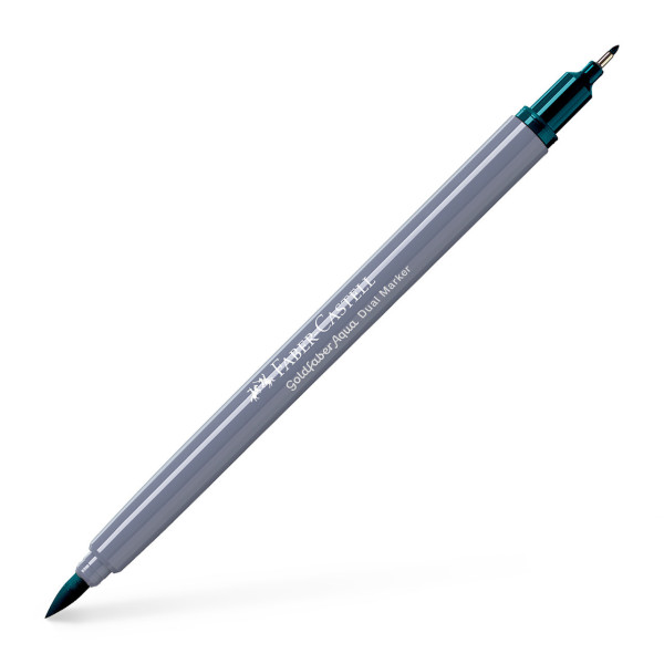 photo-Feutre de coloriage - Faber-Castell - Goldfaber Aqua - Vert cobalt intense - 158