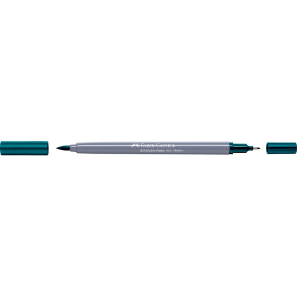 Feutre de coloriage - Faber-Castell - Goldfaber Aqua - Vert cobalt intense - 158