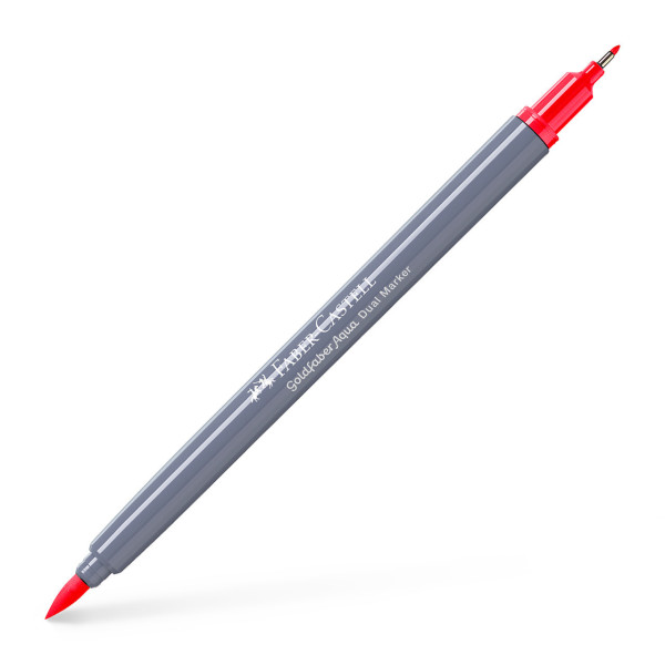 photo-Feutre de coloriage - Faber-Castell - Goldfaber Aqua - Rouge brillant - 122