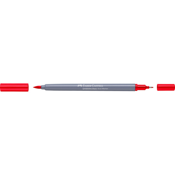 Feutre de coloriage - Faber-Castell - Goldfaber Aqua - Rouge géranium clair - 121