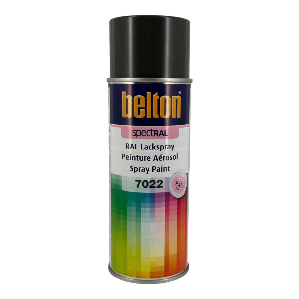 Bombe de peinture Belton Spectral RAL7022 Gris ombre satiné 400ml