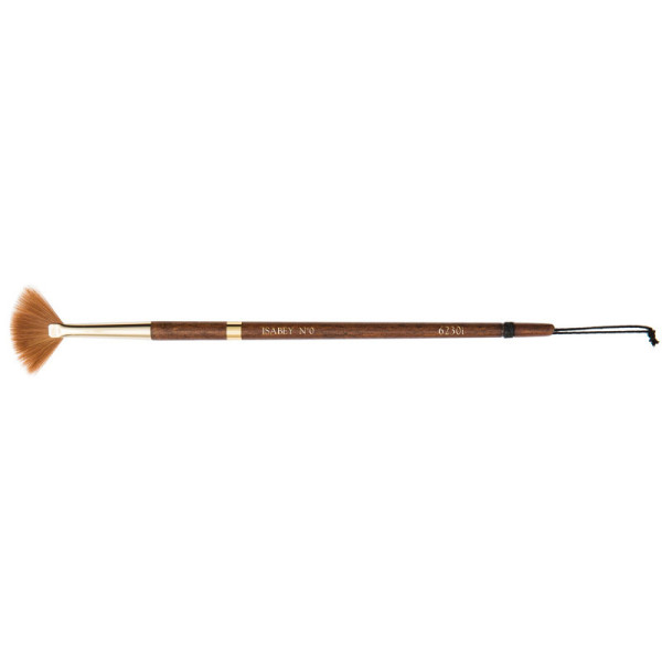 Pinceau - Eventail - Aquarelle - Isabey - Isaqua - 6230i - N°0 - Fibres synthétiques