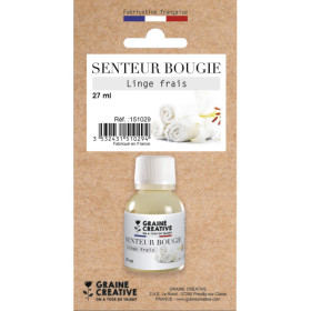 photo-Parfum - Pour bougie à faire soi même - Senteur linge frais - 27ml