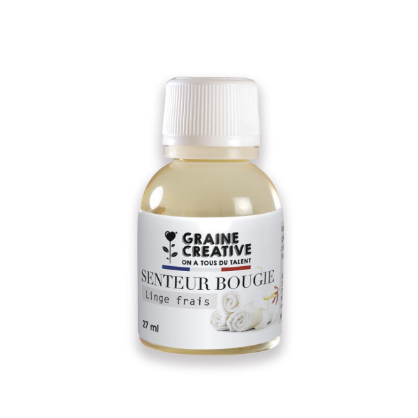 Parfum - Pour bougie à faire soi même - Senteur linge frais - 27ml