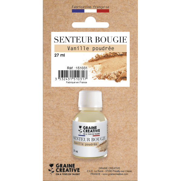 photo-Parfum - Pour bougie à faire soi même - Senteur vanille - 27ml