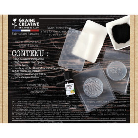 Kit créatif - Créer des savons au charbon - Graine créative