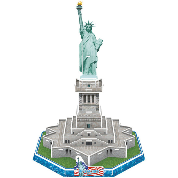 Maquette - Puzzle - 3D - Statue de la liberté - Monument - 37 pièces - Dès 8 ans