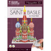 photo-Maquette - Puzzle - 3D - Cathédrale Saint-Basile - Monument - Moscou - 78 pièces - Dès 8 ans