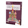 Maquette - Puzzle - 3D - Cathédrale Saint-Basile - Monument - Moscou - 78 pièces - Dès 8 ans