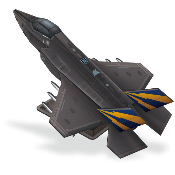 Maquette - Puzzle - 3D - Avion de chasse - 34 pièces - Dès 8 ans
