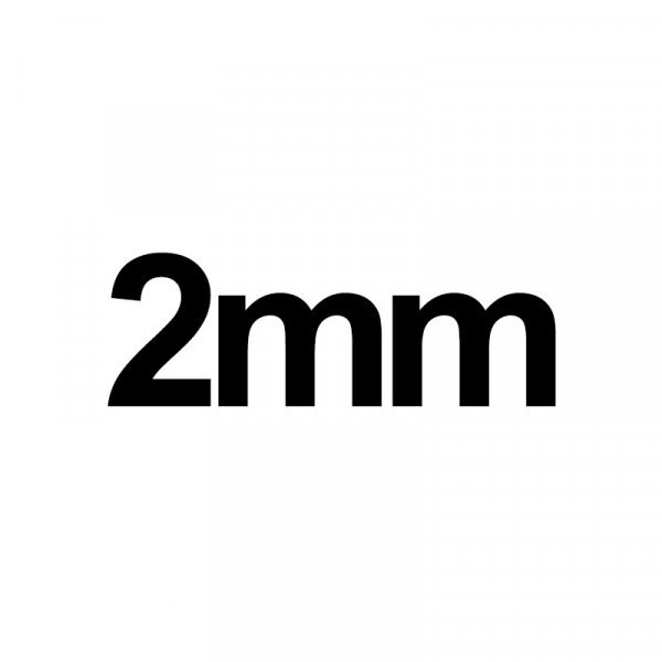Aiguille à tricoter - 30 cm - Métal - 2mm