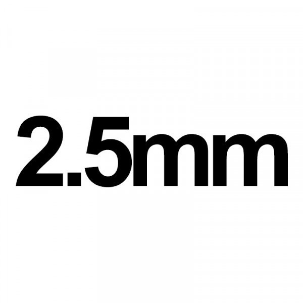 Aiguille à tricoter - 30 cm - Métal - 2,5mm