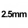 Aiguille à tricoter - 30 cm - Métal - 2,5mm