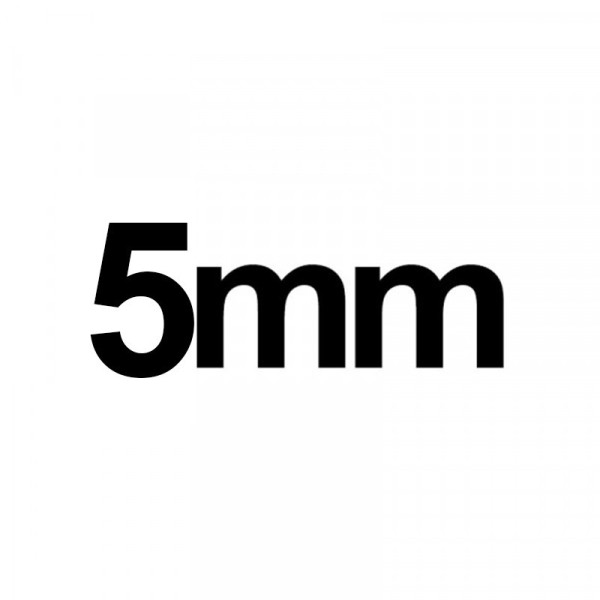 Aiguille à tricoter - 30 cm - Métal - 5mm