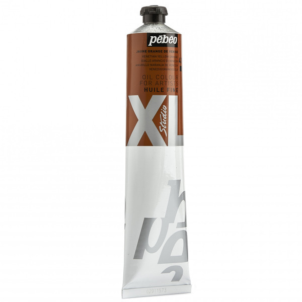 photo-Tube de peinture à l'huile - Fine - Jaune orange de Venise - 200ml - Pébéo