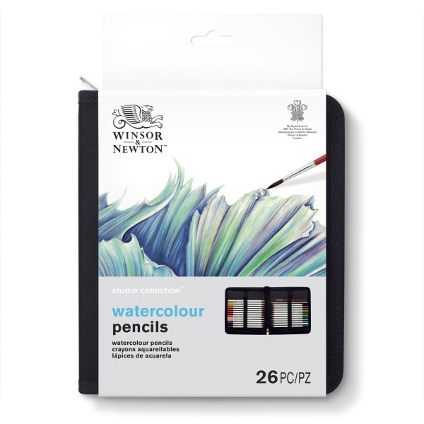 Set De 26 Crayons De Couleur - Aquarellable - Studio Collection - Windsor et Newton
