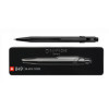 Stylo à bille - Noir - Rétractable - Pointe moyenne - Caran d'Ache - 849 - Premium - Black Code