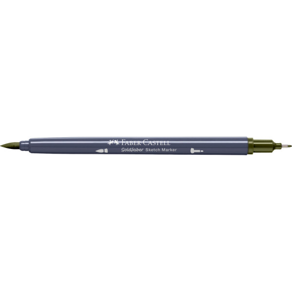 Feutre de coloriage - Faber-Castell - Goldfaber Sketch - Olive green yellowish - 173
