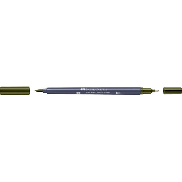 Feutre de coloriage - Faber-Castell - Goldfaber Sketch - Olive green yellowish - 173