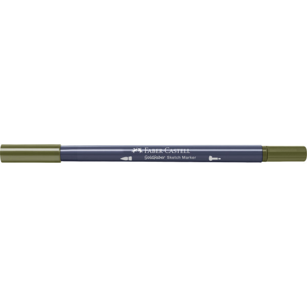 Feutre de coloriage - Faber-Castell - Goldfaber Sketch - Olive green yellowish - 173
