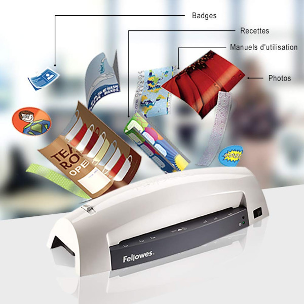 Acheter Plastifieuse - Lunar - A3 - 2 X 80 Mu - Gris Lumière - Fellowes