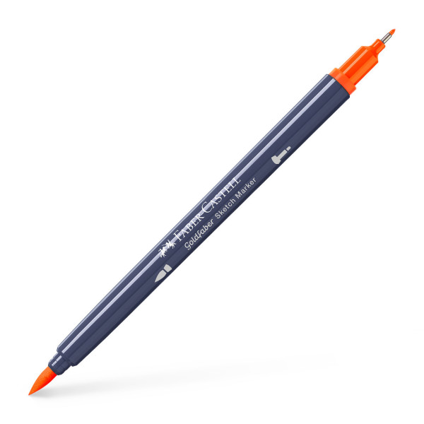 photo-Feutre de coloriage - Faber-Castell - Goldfaber Sketch - Dark cadmium - 115