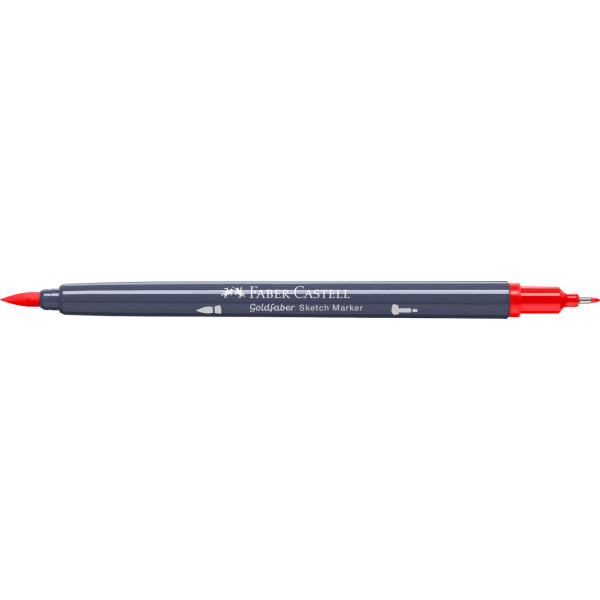 Feutre de coloriage - Faber-Castell - Goldfaber Sketch - Scarlet red - 118