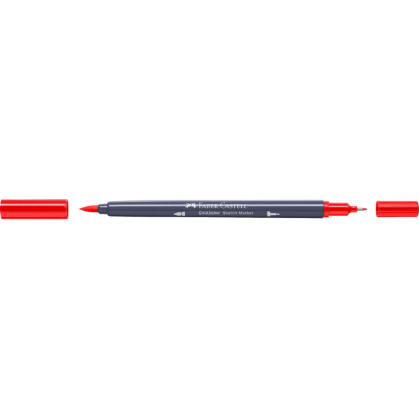 Feutre de coloriage - Faber-Castell - Goldfaber Sketch - Scarlet red - 118