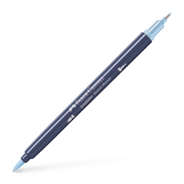 photo-Feutre de coloriage - Faber-Castell - Goldfaber Sketch - Light pigeon blue - 452
