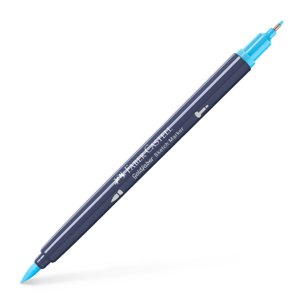 photo-Feutre de coloriage - Faber-Castell - Goldfaber Sketch - Water blue - 164