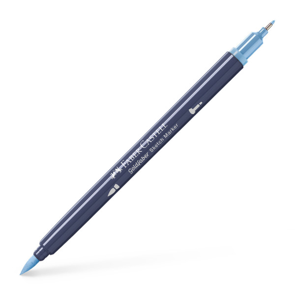 photo-Feutre de coloriage - Faber-Castell - Goldfaber Sketch - Dark pigeon blue - 453
