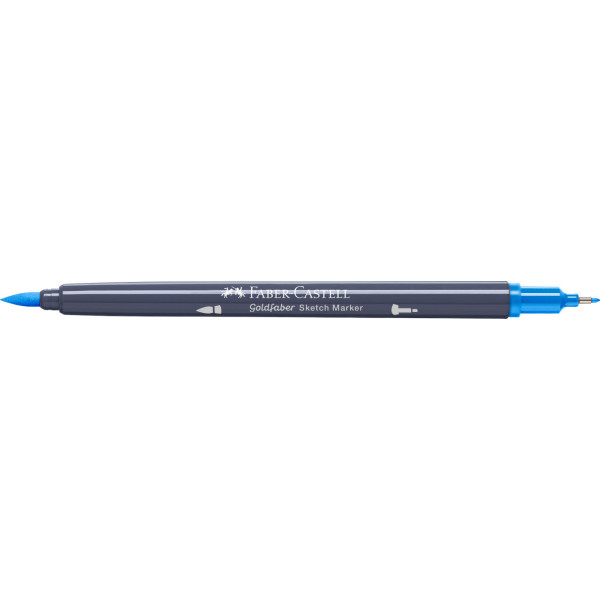 Feutre de coloriage - Faber-Castell - Goldfaber Sketch - Saltwater bleu - 451