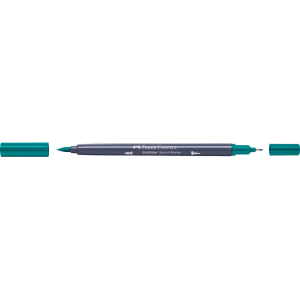 Feutre de coloriage - Faber-Castell - Goldfaber Sketch - Dark cobalt green - 313
