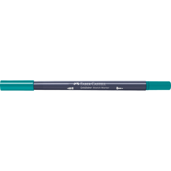 Feutre de coloriage - Faber-Castell - Goldfaber Sketch - Dark cobalt green - 313