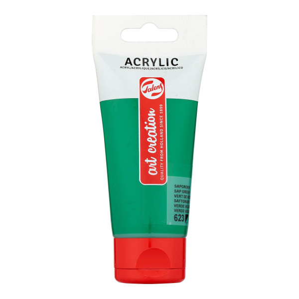 photo-Tube de peinture acrylique Art Creation Talens 75ml vert de vessie