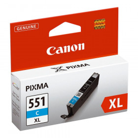 Cartouche jet d'encre Canon CLI 551XL Cyan | Surdiscount