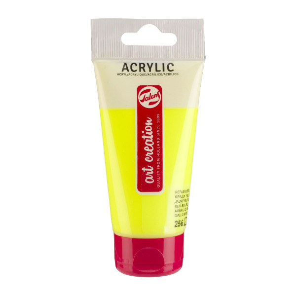 photo-Peinture acrylique - Jaune reflex - 256 - Art Creation Talens - Tube de 75ml