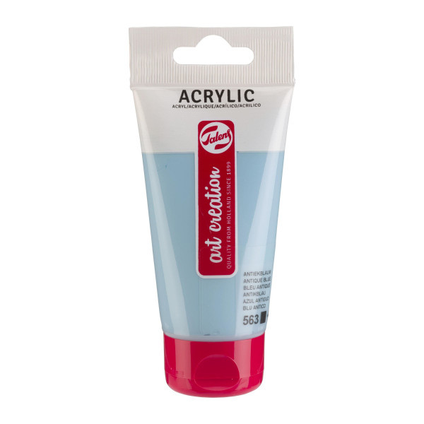photo-Peinture acrylique - Bleu antique - 563 - Art Creation Talens - Tube de 75ml