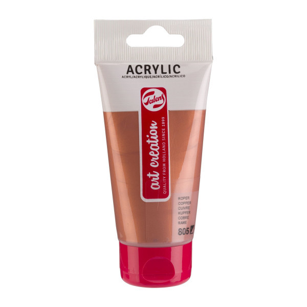 photo-Peinture acrylique - Cuivre - 805 - Art Creation Talens - Tube de 75ml