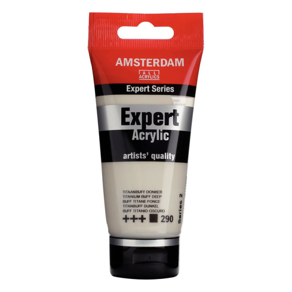 photo-Tube de peinture acrylique - Buff Titane Foncé 290 - Expert Acrylic - Amsterdam