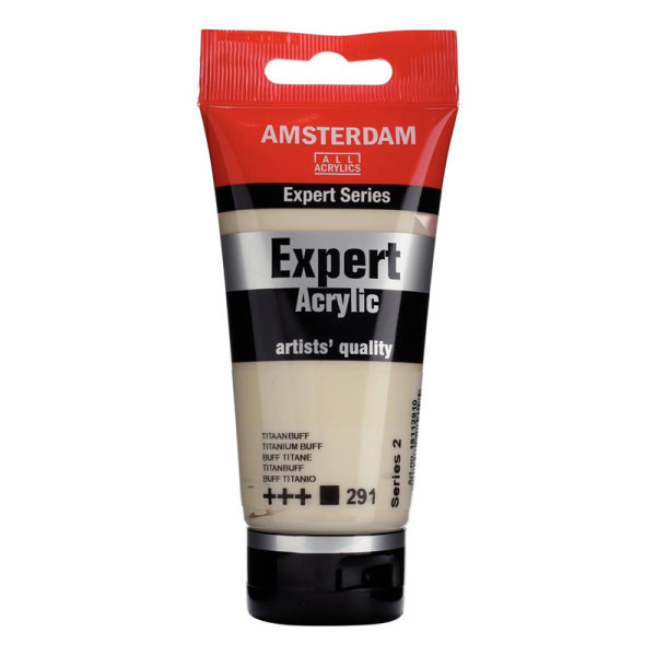 photo-Tube de peinture acrylique - Buff Titane 291 - Expert Acrylic - Amsterdam